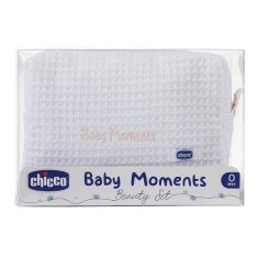 Chicco Kapsička kosmetická na zip - Set Baby Moments růžová