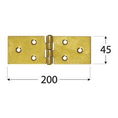 DOMAX Z 200 Závěs stavební 200x45x1,5 mm