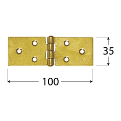 DOMAX Z 100 b Závěs stavební 100x35x1,5 mm