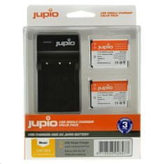 Jupio Set 2ks baterií EN-EL19 - 700 mAh a nabíječky pro Nikon