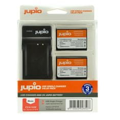 Jupio Set 2x LP-E10 1020 mAh + USB nabíječka