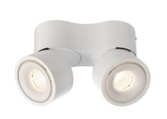 Light Impressions Deko-Light stropní přisazené svítidlo, Uni II Mini Double, Tilt, 21 W, DIM, 2700 K, 220-240V 1360 lm 160 mm bílá 348235