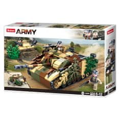 Sluban Army N38-B0858 Maskovaný obrněný tank