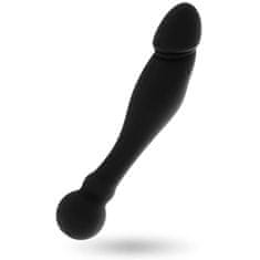 BLACK&SILVER Black and Silver Karl (Black), gspot silikonové dildo