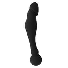 BLACK&SILVER Black and Silver Karl (Black), gspot silikonové dildo