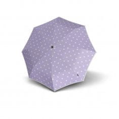 Knirps A.050 MEDIUM Dot Art Lavender - elegantní dámský skládací deštník