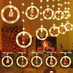 Cool Mango Santy - Santa String Lights- Vánoční osvětlení, sváteční osvětlení, slavnostní osvětlení