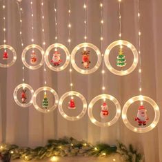 Cool Mango Santy - Santa String Lights- Vánoční osvětlení, sváteční osvětlení, slavnostní osvětlení