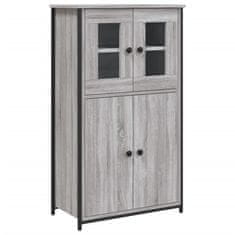 Greatstore Skříň highboard šedá sonoma 62 x 32 x 106,5 cm kompozitní dřevo