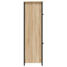 Greatstore Skříň highboard dub sonoma 62 x 32 x 106,5 cm kompozitní dřevo