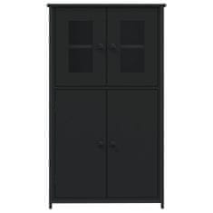 Vidaxl Skříň highboard černá 62 x 32 x 106,5 cm kompozitní dřevo