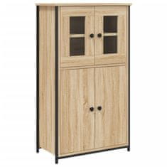 Greatstore Skříň highboard dub sonoma 62 x 32 x 106,5 cm kompozitní dřevo