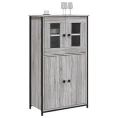 Greatstore Skříň highboard šedá sonoma 62 x 32 x 106,5 cm kompozitní dřevo