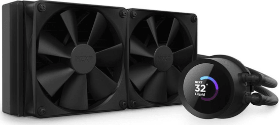 NZXT vodní chladič Kraken 240 / 2x120mm fan / 4-pin PWM / LCD disp. / 6 let