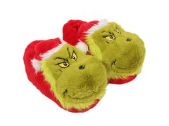 sarcia.eu Grinch Pánské pantofle, teplé, měkké, zelené pantofle 3D 42-43 EU