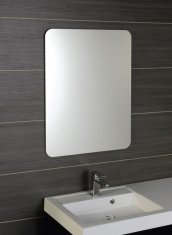 SAPHO ISHAPE zrcadlo 600x800mm, zakulacené rohy, bez úchytu AG468 - Sapho