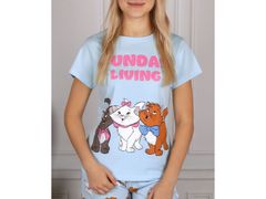 sarcia.eu DISNEY Dámské pyžamo Aristocats Blue s dlouhými kalhotami M