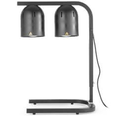 shumee Topná lampa na ohřívání hranolků, černá, 500 W - Hendi 273913