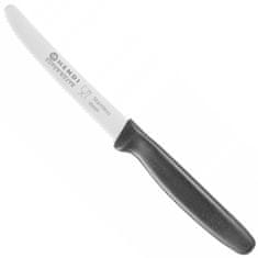 shumee Super ostrý univerzální kuchyňský nůž, vroubkovaná čepel 22 cm - černý