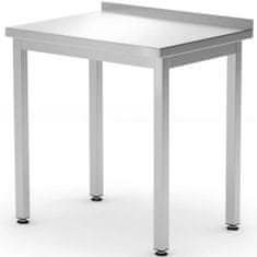 shumee Nástěnný stůl na pracovní desku s hranou Budget Line STEEL 600 x 600 x 850 mm - Hendi 817186