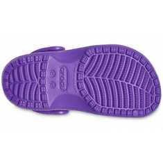 Crocs Classic Clogs pro děti, 24-25 EU, C8, Pantofle, Dřeváky, Neon Purple, Fialová, 204536-518