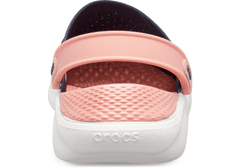 Crocs LiteRide Clogs Unisex, 37-38 EU, M5W7, Pantofle, Dřeváky, Marine/Melon, Modrá, 204592-4JG