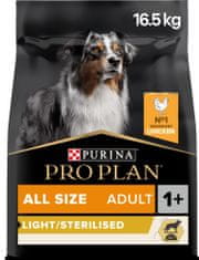 Dog All Size Light Rich in Chicken 14 kg + 2,5kg