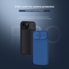 Nillkin  CamShield PRO Zadní Kryt pro Apple iPhone 15 Black