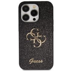 Guess Originální pouzdro hardcase Glitter Script Big 4G GUHCP14LHG4SGK pro Iphone 14 Pro black