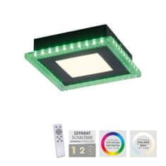 PAUL NEUHAUS LEUCHTEN DIREKT is JUST LIGHT LED stropní svítidlo černé RGB, CCT stmívatelné s dálkovým ovládáním 2700-5000K LD 14510-18