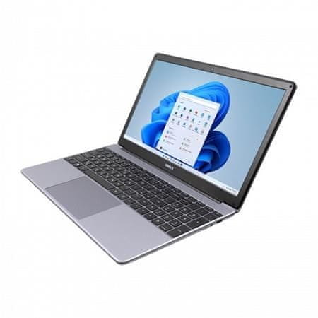 Umax VisionBook 15Wj/Celeron N4500/4 GB/128 GB EMMC/M.2 SSD SATA slot/15,6" IPS Full HD/W11Pro/Šedý