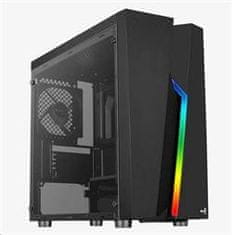 Aerocool MC G Bolt Mini-G-BK-v1, skříň Micro Tower, mATX, 2xUSB 2.0, 1xUSB 3.0, RGB