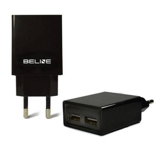 IZMAEL Nabíječka Beline 2xUSB 2A - Černá KP28764