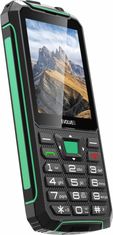 Evolveo StrongPhone W4, vodotěsný odolný Dual SIM telefon, černo-zelená