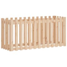 Vidaxl Vyvýšený záhon plotový design 150 x 50 x 70 cm masivní borovice