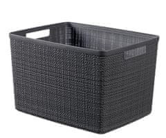 Curver Box Jute L 20L šedý