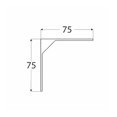 Velano WSM 75 G konzole 75x75 galvanizovaná