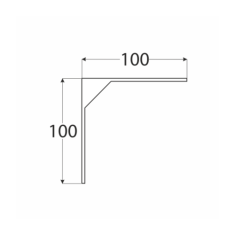 Velano WSM 100 konzole 100x100 bílá