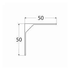 Velano WSM 50 konzole 50x50 bílá