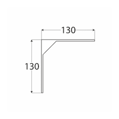 Velano WSM 130 G konzole 130x130 galvanizovaná