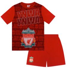 Fan-shop Dětské pyžamo LIVERPOOL FC Text red Dětská: 6-7 let