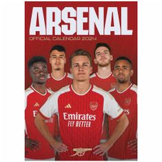 FotbalFans Nástěnný kalendář 2024 Arsenal FC