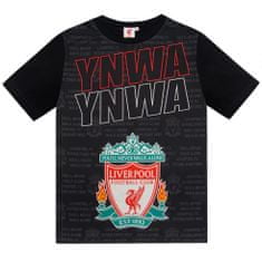 Fan-shop Dětské pyžamo LIVERPOOL FC Text black Dětská: 6-7 let