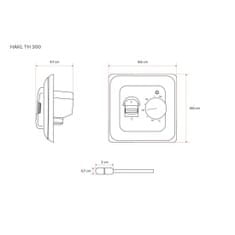 HAKL TH 300 analogový termostat (HATH300)