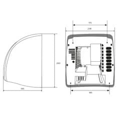 HAKL SR 2100 vysoušeč rukou (HASR2100)