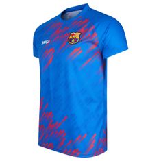 FotbalFans Sportovní tričko FC Barcelona, modré, nápis BARCA | M