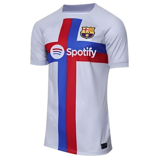 FotbalFans Sportovní tričko FC Barcelona, Bílé, Replika