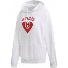 Adidas Mikina bílá 147 - 151 cm/XXS Vday Hoodie