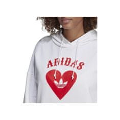 Adidas Mikina bílá 147 - 151 cm/XXS Vday Hoodie