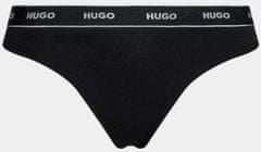 Hugo Boss 3 PACK - dámská tanga HUGO 50495870-123 (Velikost L)